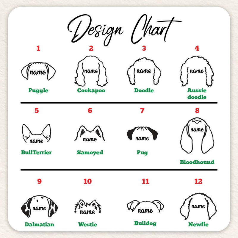 Custom Dog Ears Line Drawing Pocket Tees, Dog Mom Sweatshirt, Personalized Gift, Custom Dog Ears Outline Pocket Shirt, Dog Owners Gifts - 4.jpg