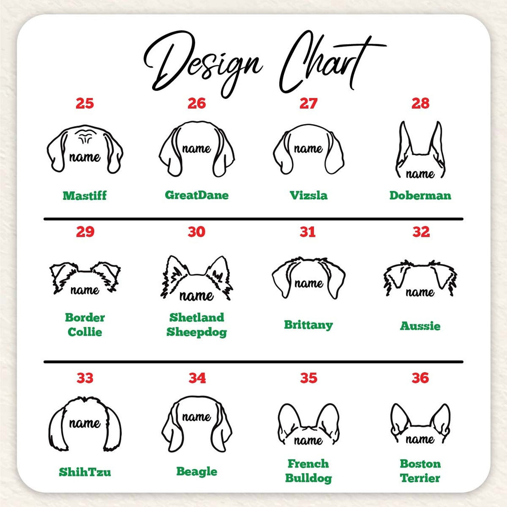 Custom Dog Ears Line Drawing Pocket Tees, Dog Mom Sweatshirt, Personalized Gift, Custom Dog Ears Outline Pocket Shirt, Dog Owners Gifts - 6.jpg