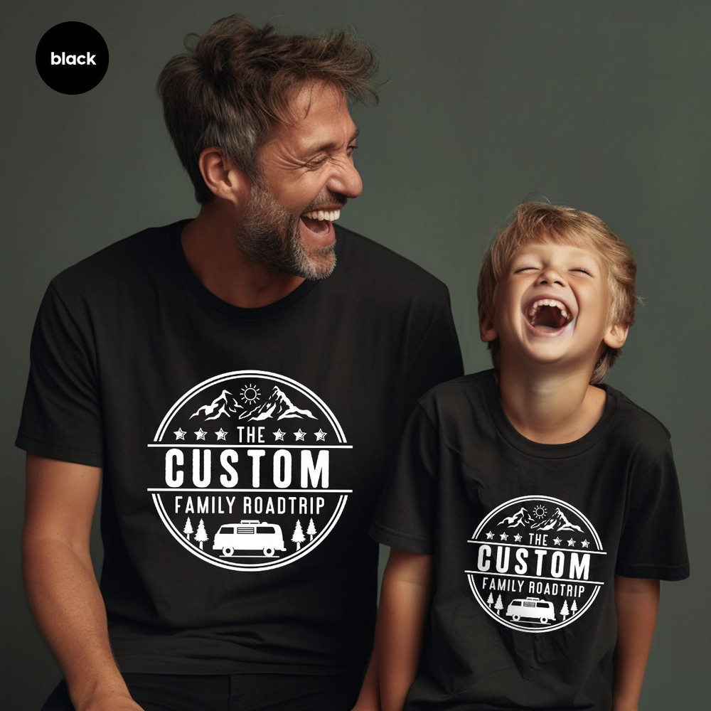 Custom Family Vacation TShirt, Personalized Travel Graphic Tees, Matching Trip Shirts, Trendy Camping Clothing, Customized Adventure Outfit - 8.jpg