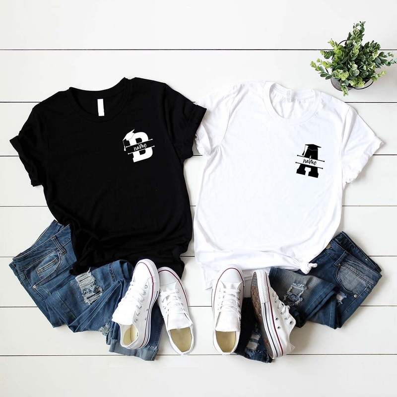 Custom Graduation Party Shirt, Personalized Gifts, Gifts for Her, High School Pocket Tees, Grad Party Shirt, Customized Senior Name Outfit - 5.jpg