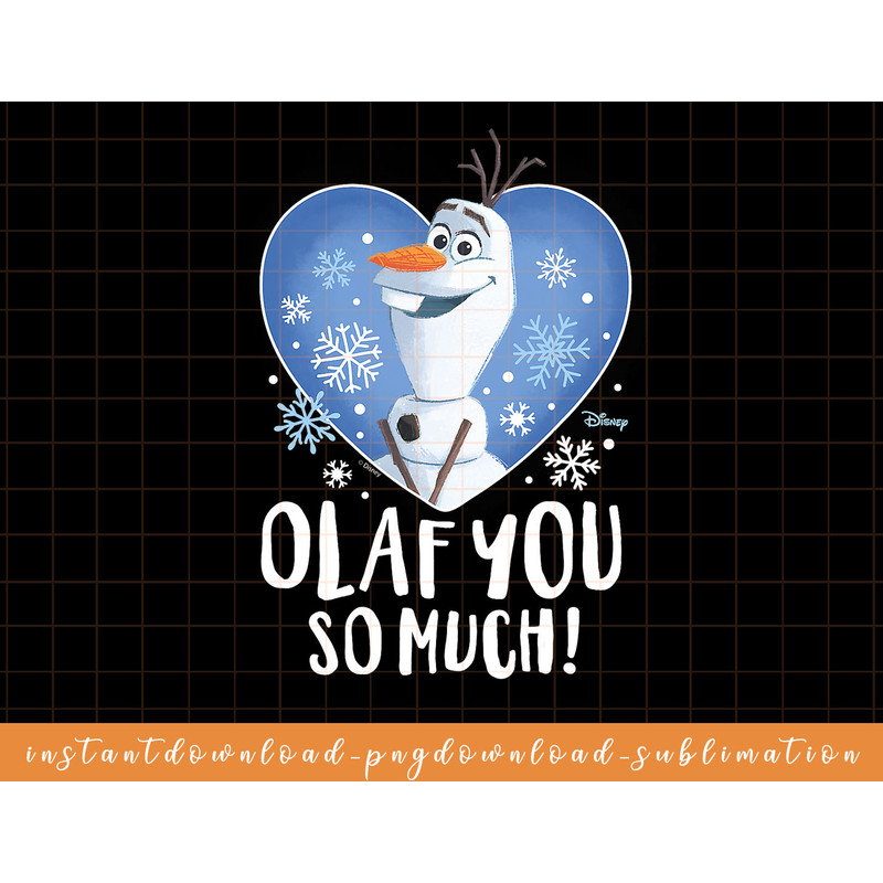 Disney Frozen 2 - Olaf You So Much Valentines Day png, sublimate, digital download.jpg