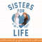 Disney Frozen 2 Anna & Elsa Sisters For Life Portrait png, sublimate, digital download.jpg