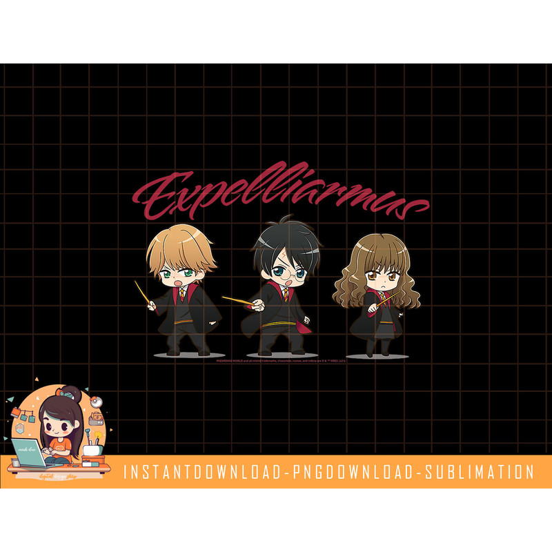 Harry Potter Anime Expelliarmus png, sublimate, digital download.jpg