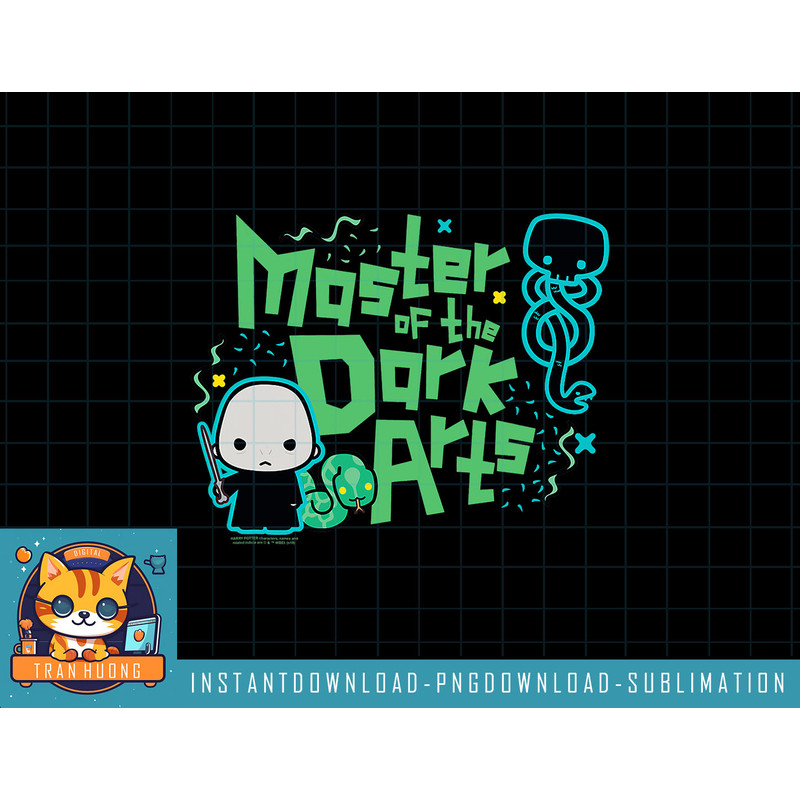 Harry Potter Chibi Master of The Dark Arts png, sublimate, digital download.jpg