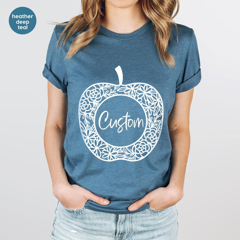 Custom Shirts, Personalized Gifts, Teacher Gifts, Teacher Appreciation Week, Customizable Teacher Shirts, Shirts for Women, Gift for Her - 4.jpg