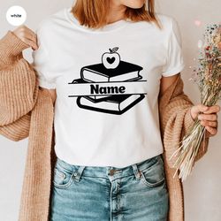 custom teacher shirts, personalized gift, teacher gifts, teacher appreciation gift, teacher crewneck sweatshirt, customi