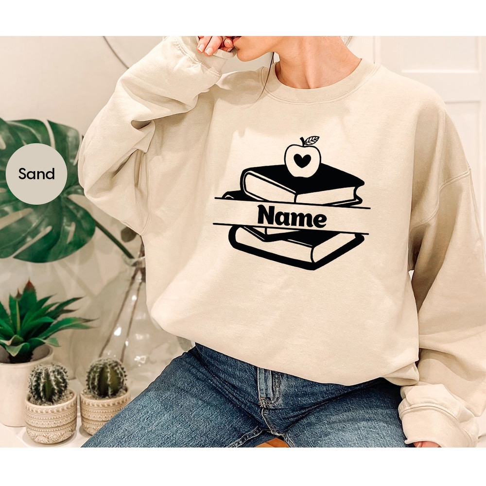 Custom Teacher Shirts, Personalized Gift, Teacher Gifts, Teacher Appreciation Gift, Teacher Crewneck Sweatshirt, Customized Gift for Teacher - 7.jpg
