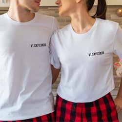 customized couple shirt, personalized crewneck sweatshirt, couple gifts, valentines day t-shirt, matching couple shirt,