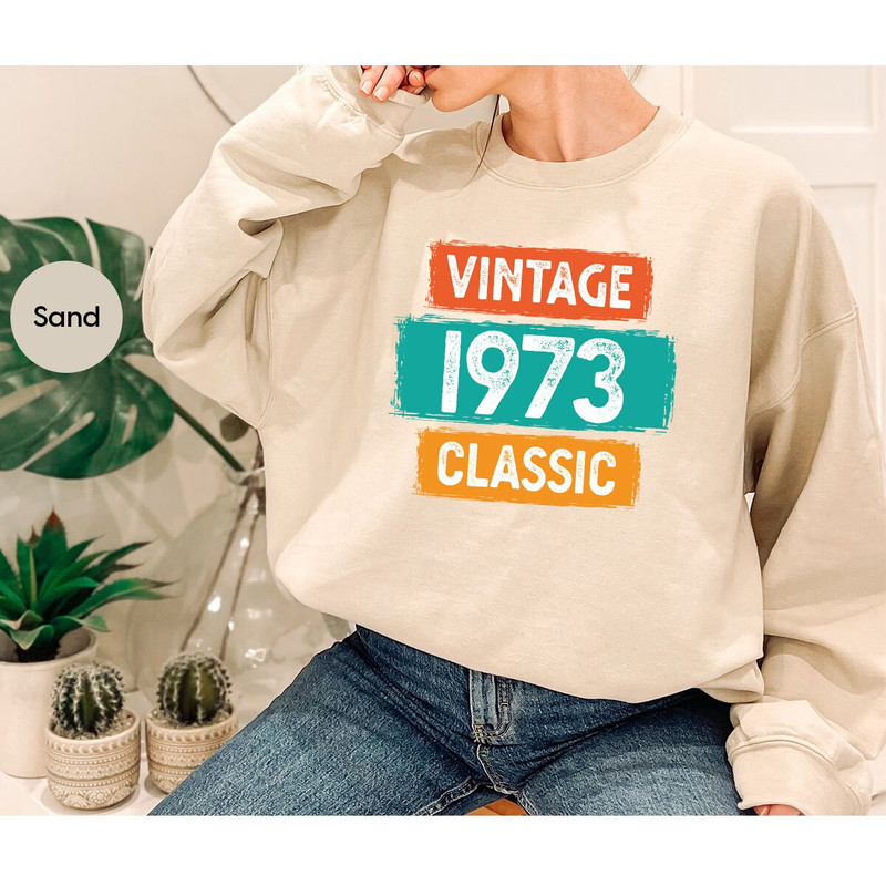 Customized Birthday Shirt, 50th Birthday Tees, 1973 Birthday Shirt, Birthday Gifts, Personalized Birthday Gifts, Vintage Birthday Shirt - 7.jpg