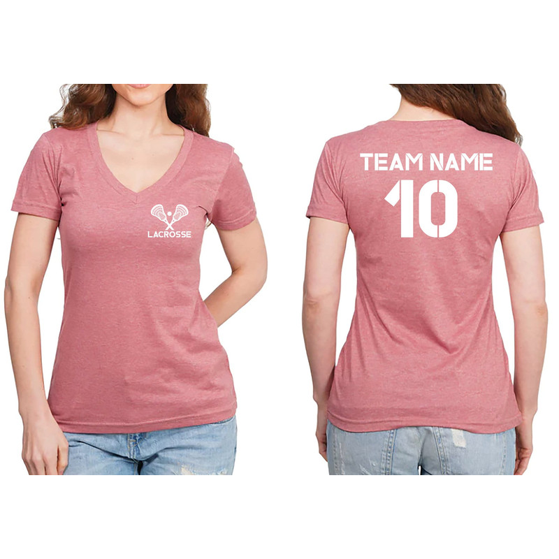 Customized Lacrosse Shirt, Matching Team Shirts, Lacrosse Senior Gift, Personalized Lacrosse Gift, Lacrosse Player Outfit, Custom Number Tee - 7.jpg