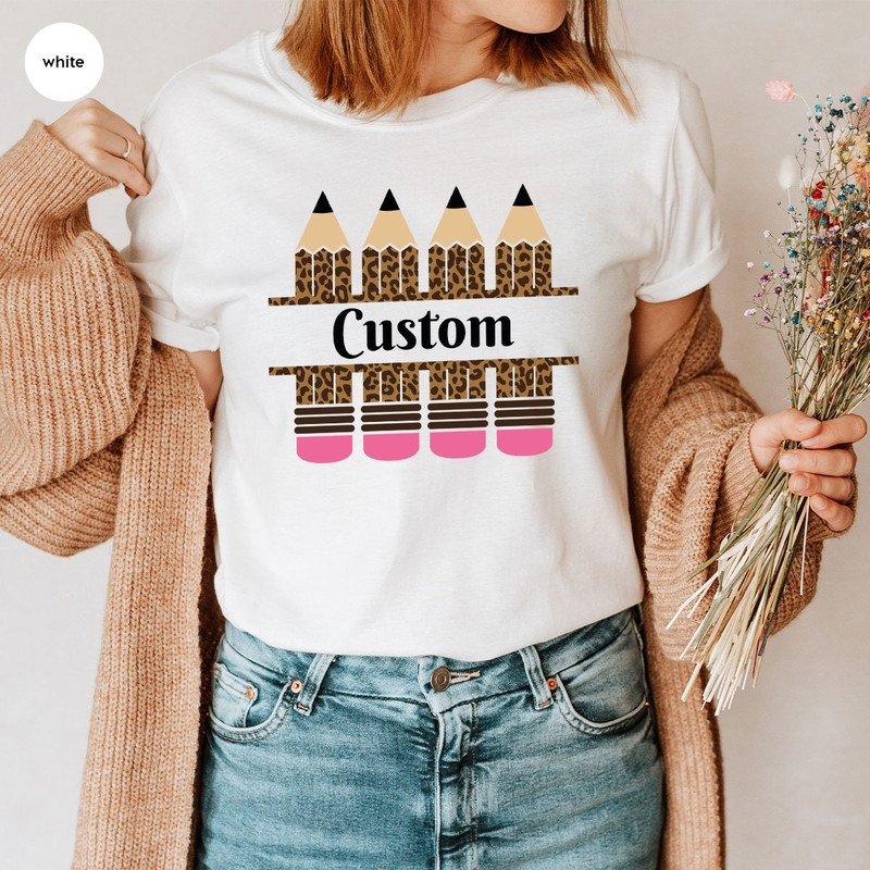 Customized Teacher Sweatshirt, Teacher Gifts, Personalized Teacher Shirts, Back to School Tee, Teacher Appreciation TShirt, Gift for Teacher - 4.jpg
