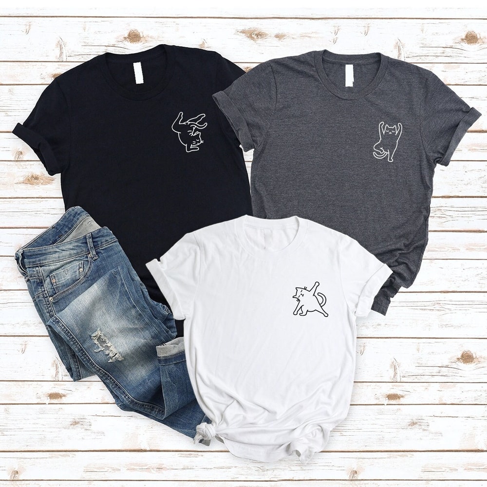 Cute Cat Yoga Shirt, Gifts for Mom, Yoga Crewneck Sweatshirt, Meditation Shirts for Women, Yoga Gifts, Cat Crewneck Sweatshirt - 2.jpg