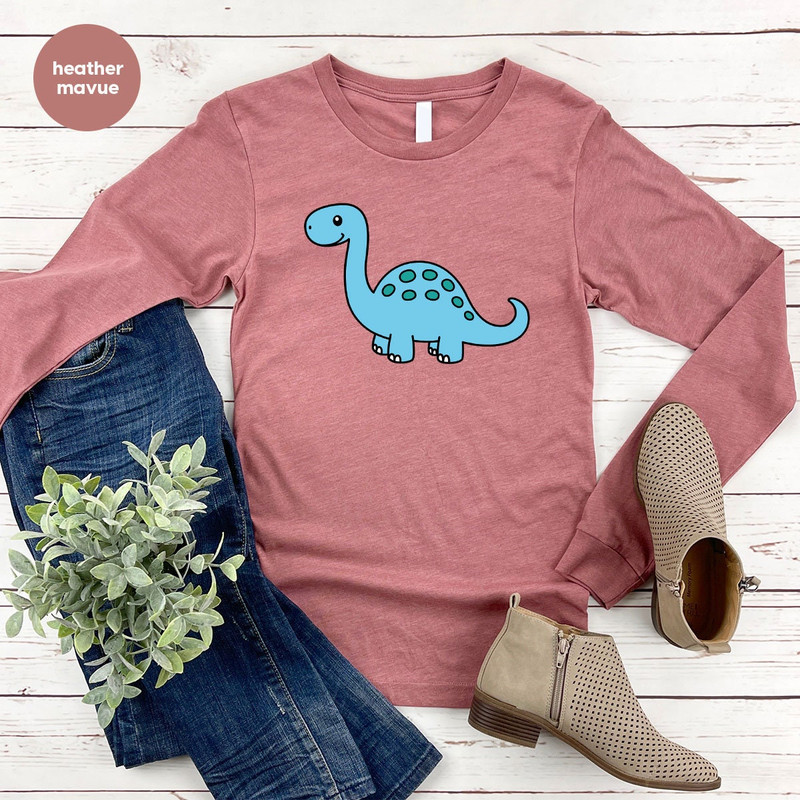 Cute Dinosaur Crewneck Sweatshirt, Dino Hoodies and Sweaters, Funny Dinosaur Graphic Tees, Animal Long Sleeve T-Shirts, Geologist Gift - 3.jpg