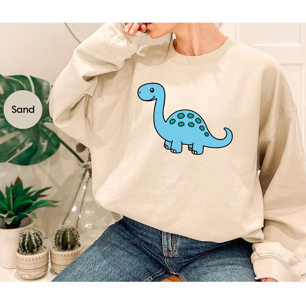 Cute Dinosaur Crewneck Sweatshirt, Dino Hoodies and Sweaters, Funny Dinosaur Graphic Tees, Animal Long Sleeve T-Shirts, Geologist Gift - 6.jpg