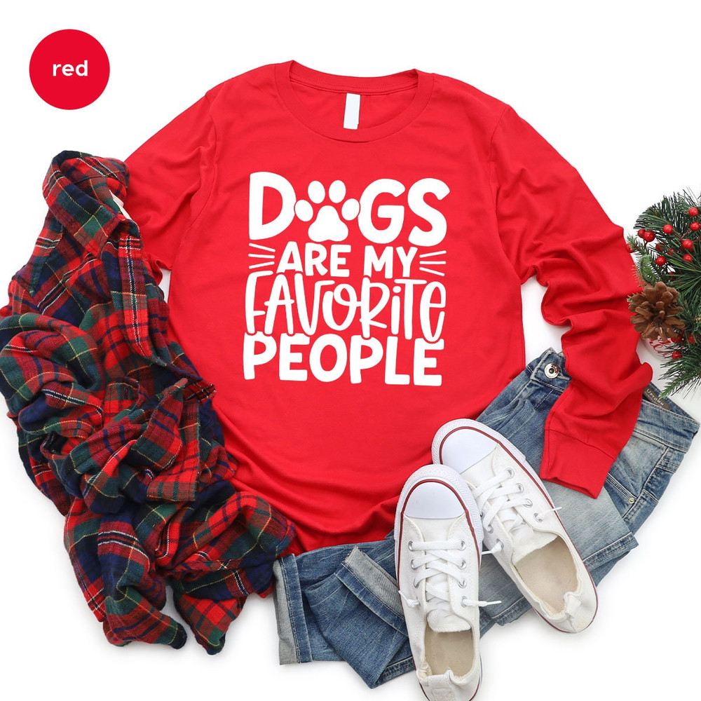 Cute Dog Mom Shirt, Dog Owner Gifts, Dog Mama Clothing, Dog Dad Crewneck Sweatshirt, Dogs are My Favorite People TShirt, Gifts for Introvert - 7.jpg