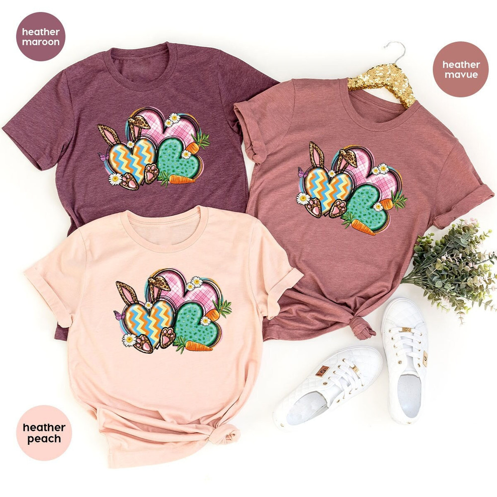 Cute Easter Bunny T-Shirt, Easter Day Crewneck Sweatshirt, Easter Eggs Shirt, Kids Easter Tee, Happy Easter Gifts, Gifts for Her - 3.jpg