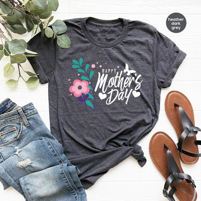Cute Mama Shirt, Mom Gifts, Floral Mom Shirt, Mothers Day Gift, Mothers Day Shirt, New Mom Gift, Grandma Shirt, Gift for Mom, Mama Outfit - 1.jpg