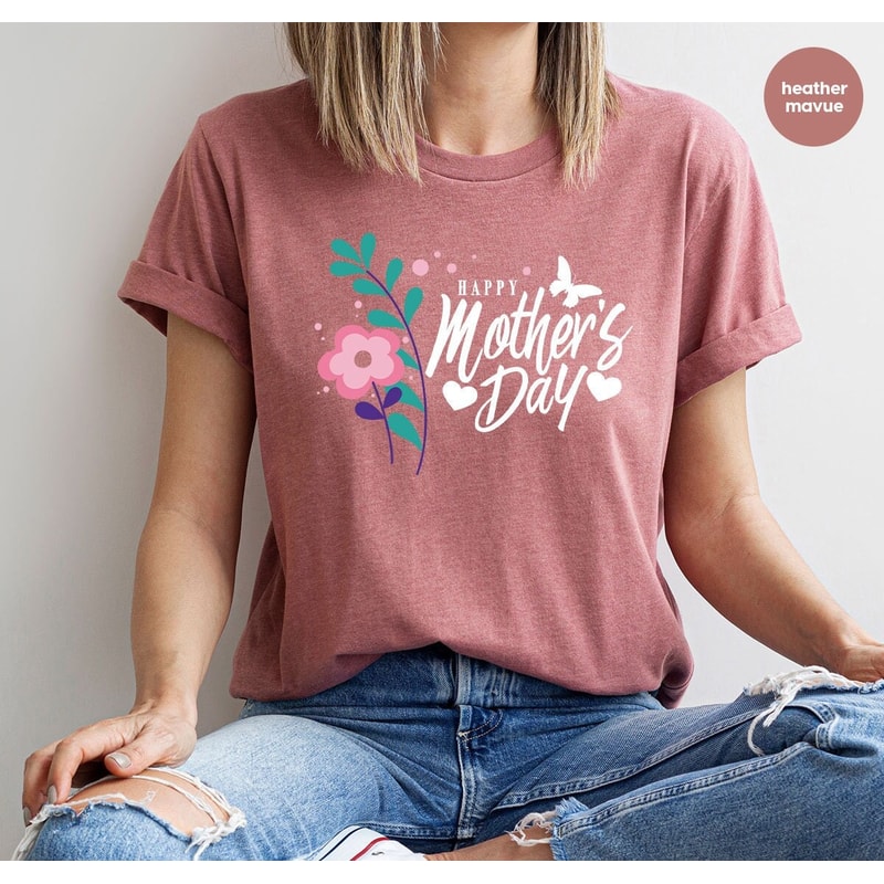 Cute Mama Shirt, Mom Gifts, Floral Mom Shirt, Mothers Day Gift, Mothers Day Shirt, New Mom Gift, Grandma Shirt, Gift for Mom, Mama Outfit - 2.jpg