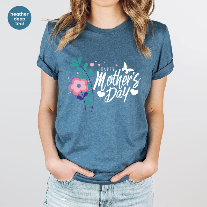 Cute Mama Shirt, Mom Gifts, Floral Mom Shirt, Mothers Day Gift, Mothers Day Shirt, New Mom Gift, Grandma Shirt, Gift for Mom, Mama Outfit - 3.jpg