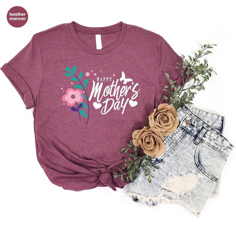 Cute Mama Shirt, Mom Gifts, Floral Mom Shirt, Mothers Day Gift, Mothers Day Shirt, New Mom Gift, Grandma Shirt, Gift for Mom, Mama Outfit - 5.jpg