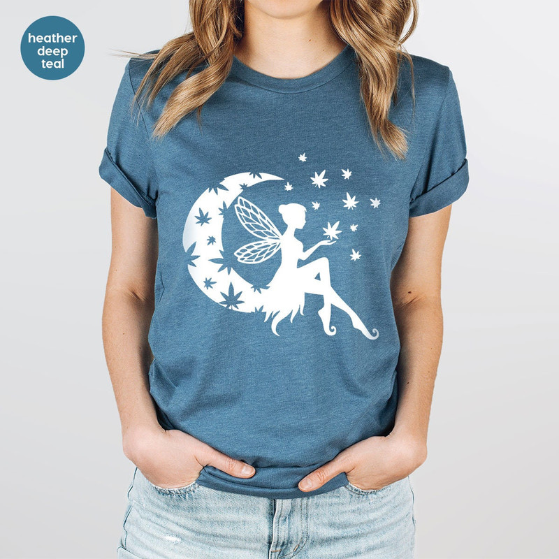 Cute Stoner Girl Shirt, Stoner Gifts for Her, Weed Shirts for Women, Marijuana Leaf Sweatshirt, Cannabis Graphic Tees, Smoking 420 Outfit - 4.jpg