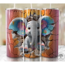 3d effect floral tumbler wrap design png 20oz sublimation straign & tapered 20 oz tumbler digital