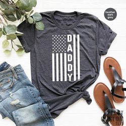 daddy shirt, usa dad t shirt, american flag shirt, american father shirt, patriotic dad tee, father's day shirt, us flag