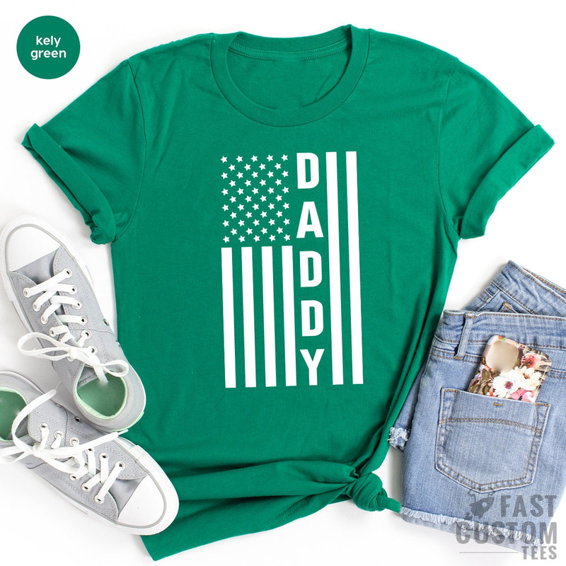 Daddy Shirt, USA Dad T Shirt, American Flag Shirt, American Father Shirt, Patriotic Dad Tee, Father's Day Shirt, US Flag Shirt, Dad Gifts - 5.jpg