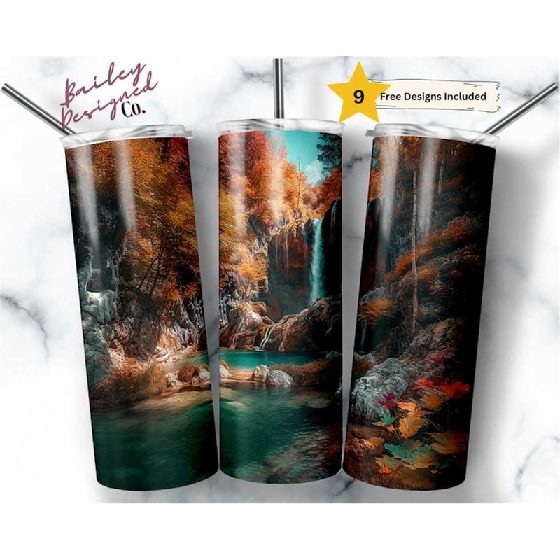 MR-1462023212158-forest-waterfall-20-oz-skinny-tumbler-sublimation-design-image-1.jpg