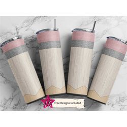 20 oz skinny tumbler blank teacher pencil sublimation design png instant digital only - straight design custom teacher d