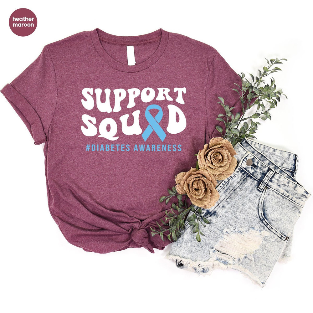 Diabetes Shirt, Type 1 Diabetes T-Shirt, Diabetes Awareness Gifts, Support Diabetes TShirt, Diabetic Outfit, Gifts for Diabetic - 5.jpg