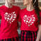 Dinosaur Heart Valentines Day Shirt, Valentine Gifts, Valentines Day Crewneck Sweatshirt, Valentine Heart, Matching Couple, Gift for Her - 1.jpg