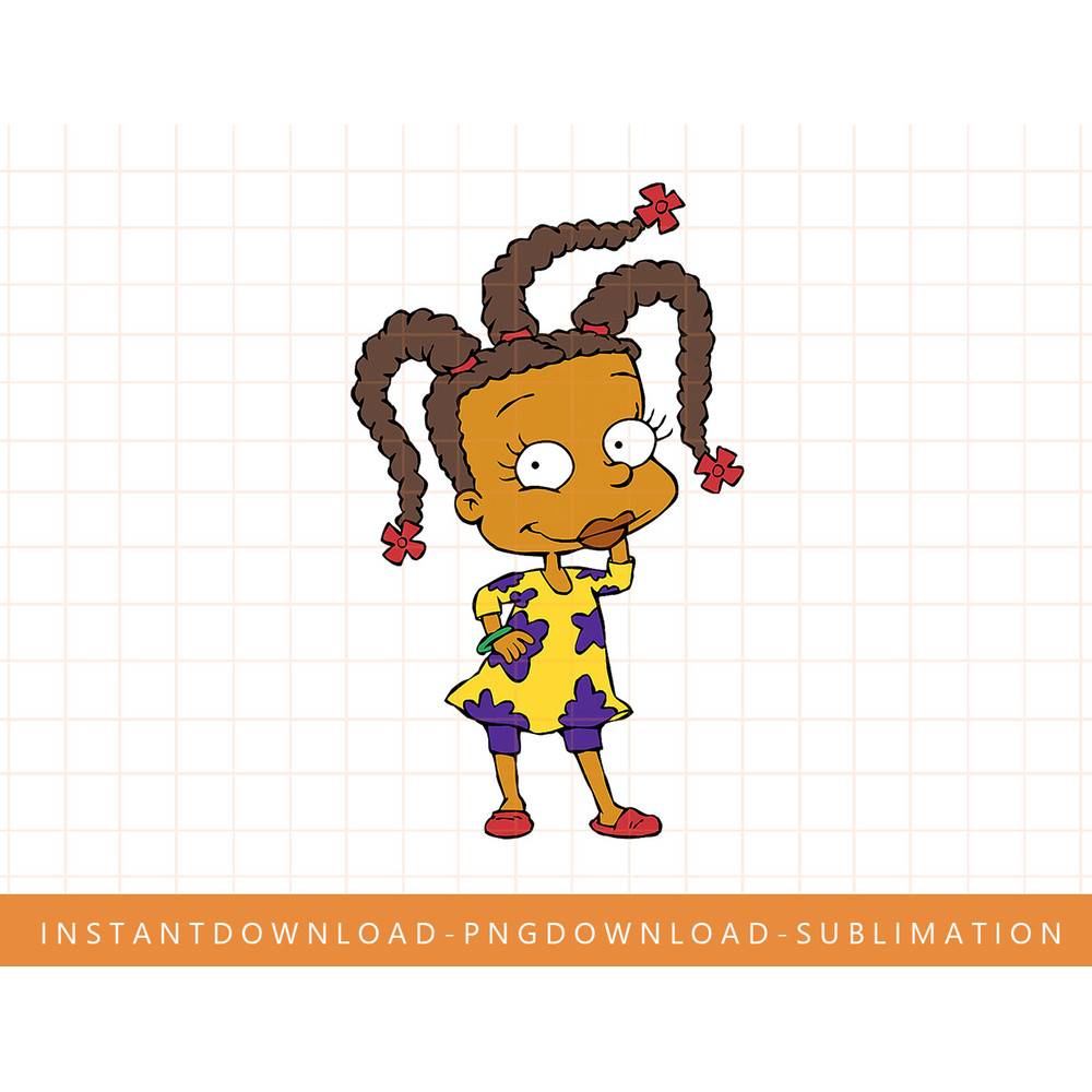Rugrats Big Susie Pink Logo Front & Back png, sublimate, digital print.jpg