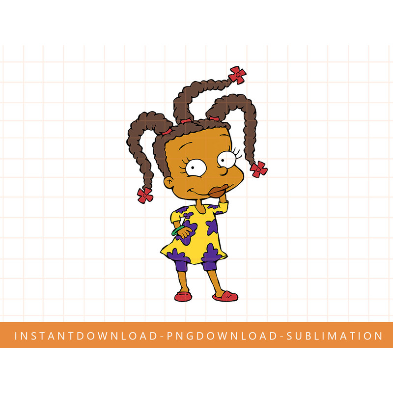 Rugrats Big Susie Pink Logo Front & Back png, sublimate, digital print.jpg
