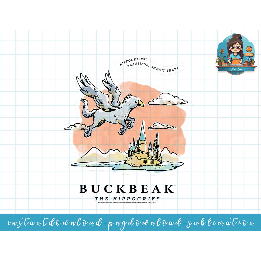Harry Potter Buckbeak the Hippogriff png, sublimate, digital download.jpg