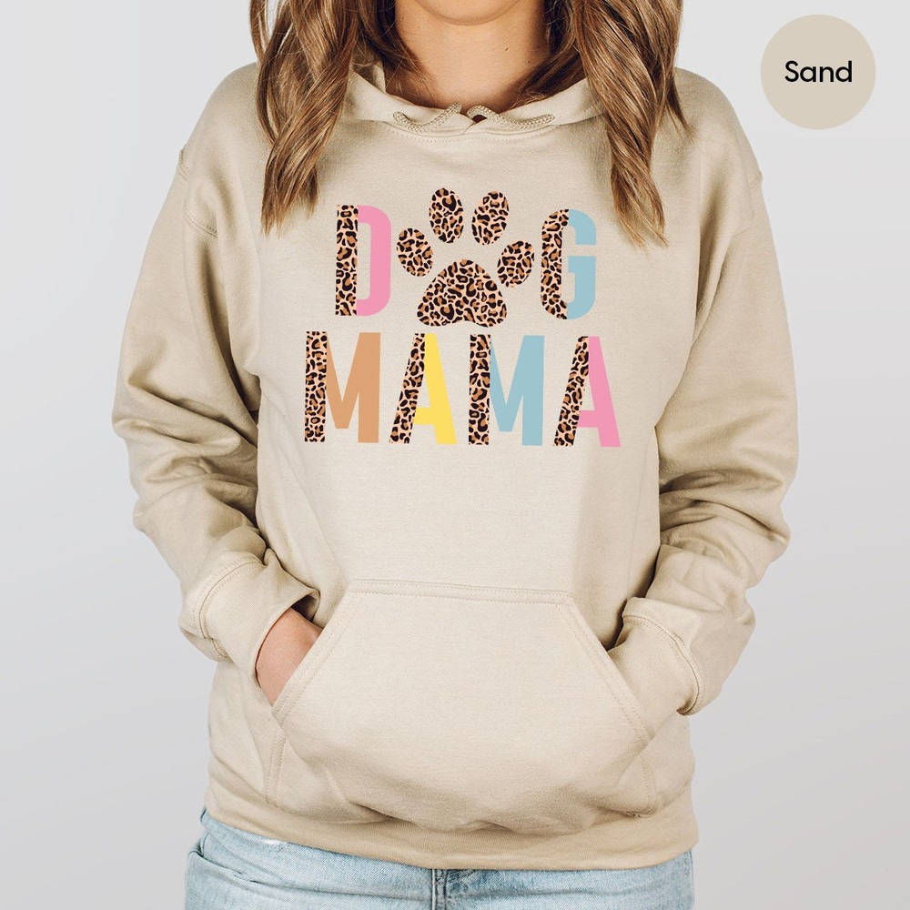 Dog Mama Leopard Print Crewneck Long Sleeve Shirts, Aesthetic Dog Mom Paw Graphic Hoodies, Gifts for Dog Mom, Retro Dog Mom Sweatshirt Gifts - 6.jpg