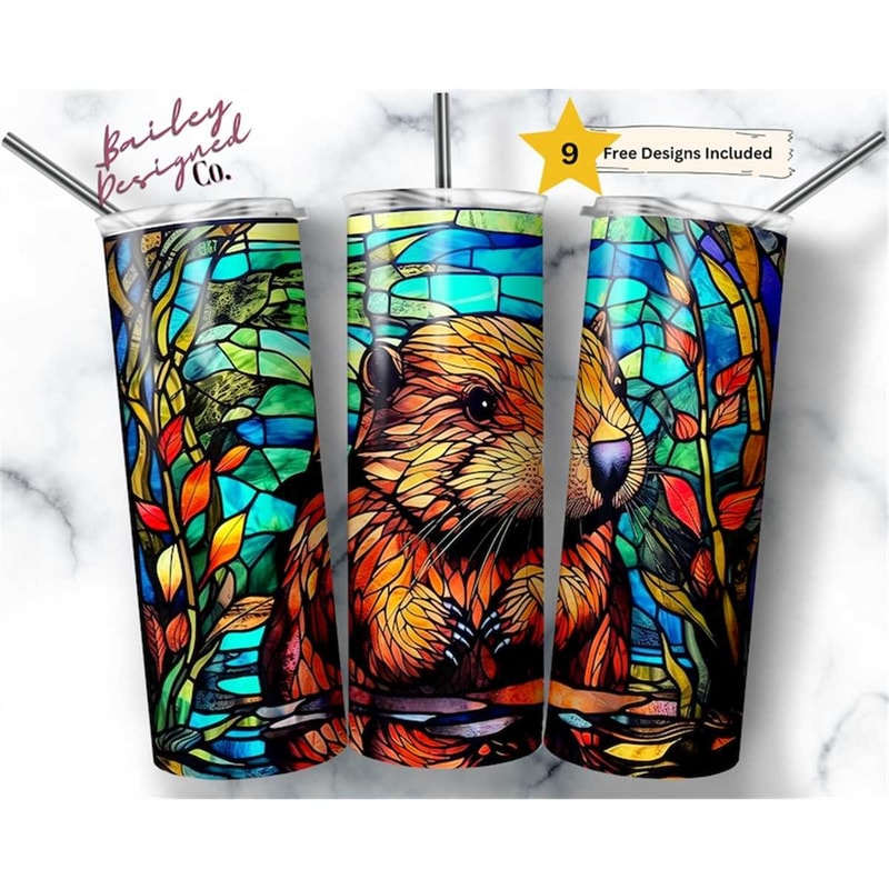 MR-1462023214025-stained-glass-beaver-20-oz-skinny-tumbler-sublimation-design-image-1.jpg