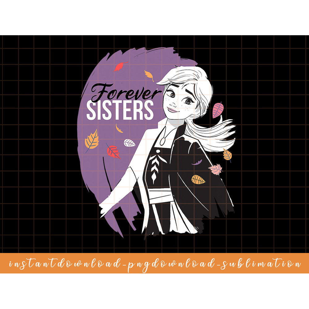 Disney Frozen 2 Anna Forever Sisters Portrait png, sublimate, digital download.jpg