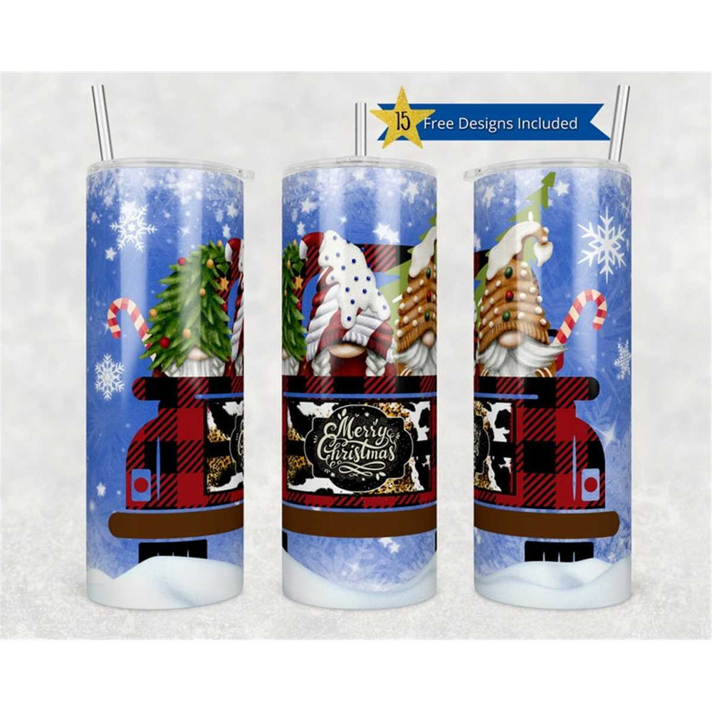 MR-1462023214213-vintage-christmas-plaid-truck-20-oz-skinny-tumbler-christmas-image-1.jpg
