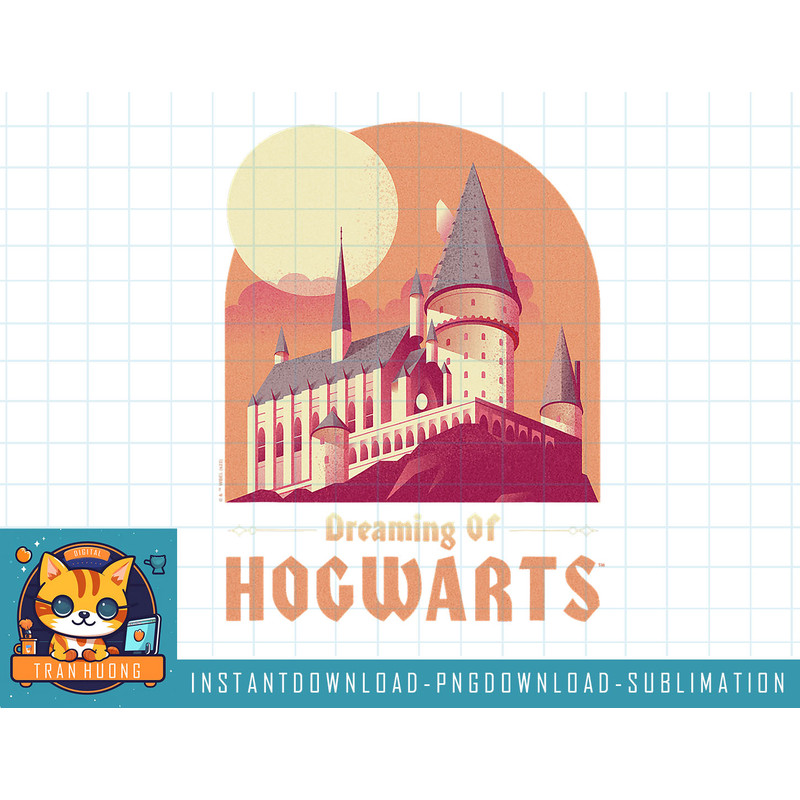 Harry Potter Deathly Hallows 2 Dreaming Of Hogwarts Poster png, sublimate, digital download.jpg