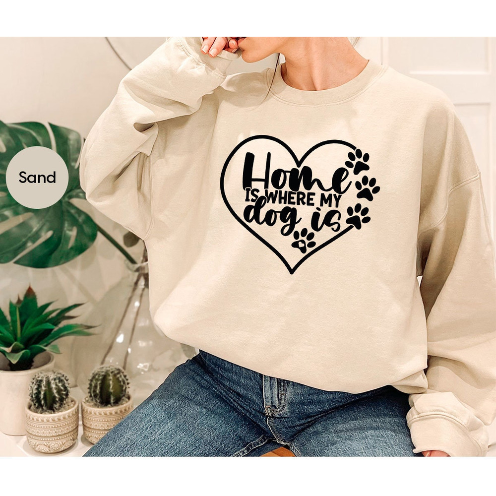 Dog Mom T-Shirt, Gifts for Dog Mom, Valentines Day Dog Sweatshirt, Dog Owner Outfit, Paw Graphic Tees, Dog Dad Gifts, Valentines Day Gift - 7.jpg
