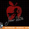 Disney Snow White Apple Silhouette Graphic T-Shirt png, sublimation, digital print.jpg
