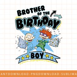 rugrats birthday chuckie tommy brother of the birthday boy png, sublimate, digital print