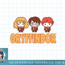 harry potter chibi gryffindor best friends png, sublimate, digital download