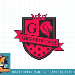 harry potter deathly hallows 2 gryffindor crest banner png, sublimate, digital download