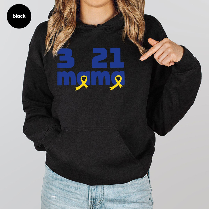 Down Syndrome Mom Crewneck Sweatshirt, 3 21 Hoodies and Sweaters, Trisomy Long Sleeve Shirt, Down Syndrome Awareness, Down Syndrome Mom Gift - 7.jpg