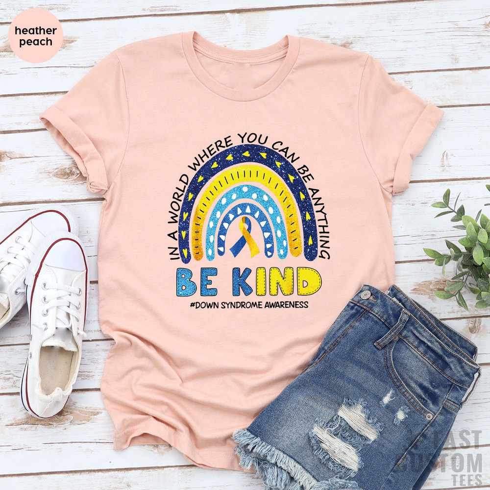 Down Syndrome T-Shirt, Down Syndrome Awareness Gift, T21 Shirt, Trisomy 21 T Shirt, Extra Chrome, Be Kind Shirt, Positive Quote T Shirt - 3.jpg