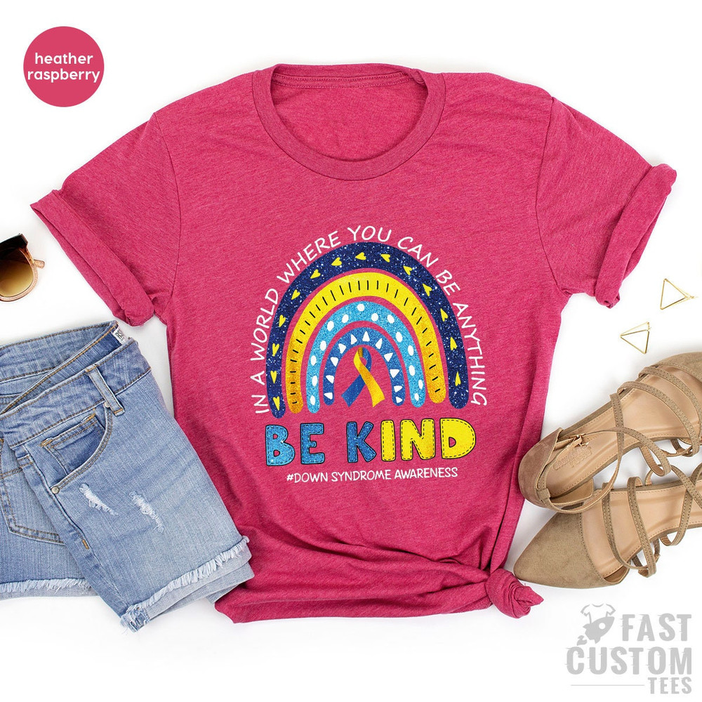 Down Syndrome T-Shirt, Down Syndrome Awareness Gift, T21 Shirt, Trisomy 21 T Shirt, Extra Chrome, Be Kind Shirt, Positive Quote T Shirt - 8.jpg