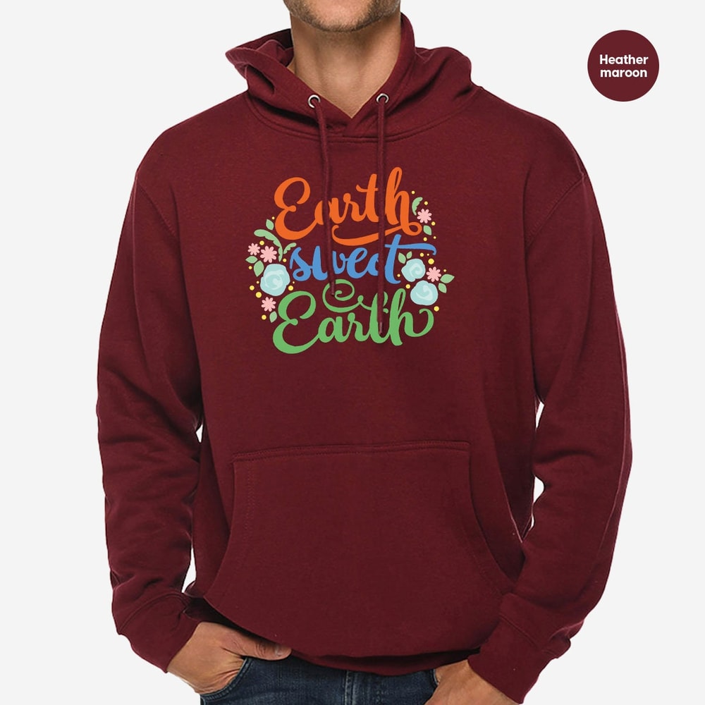 Earth Day Long Sleeve Shirt, Environmental Crewneck Sweatshirt, Earth Day Gift, Planet Hoodies and Sweaters, Climate Change Awareness - 7.jpg