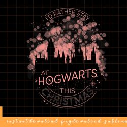 harry potter christmas i d rather stay at hogwarts t-shirt.pngharry potter christmas i d rather stay at hogwarts t-shirt